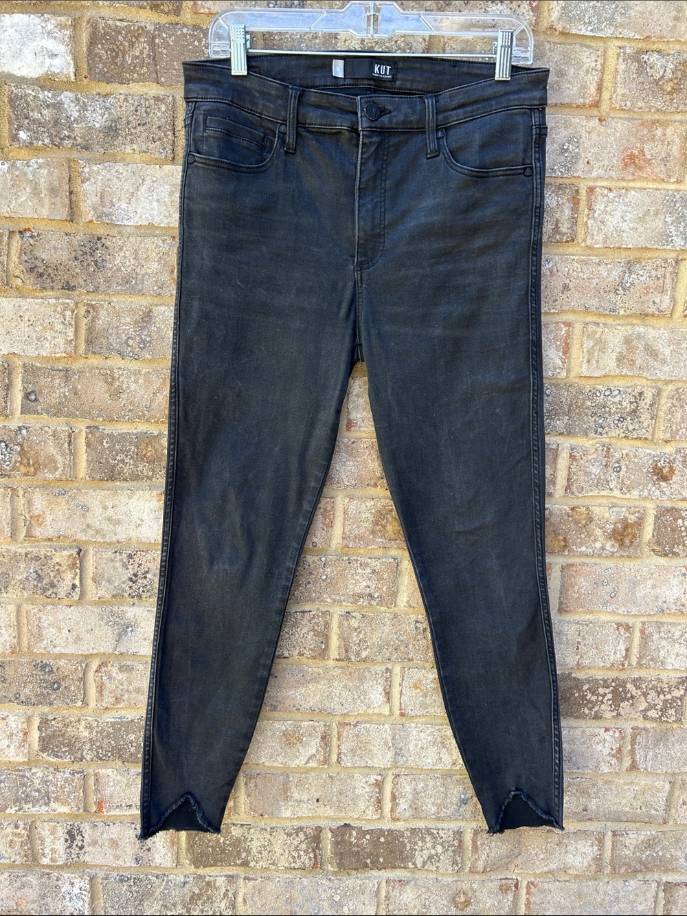 KUT From the kloth black wash Connie jeans 10